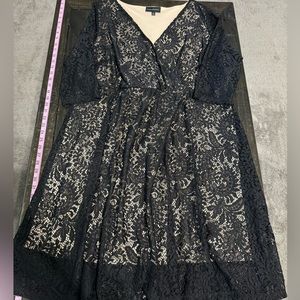 Lane Bryant Black lace dress